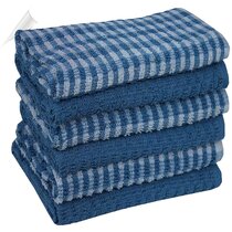 Blue shop tea towels